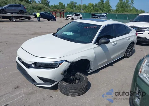 2022 Honda Civic Touring из США, поврежденный, VIN 2HGFE1F93NH303298